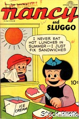 Nancy-Sluggo #18 © 1951 United Feature Comics